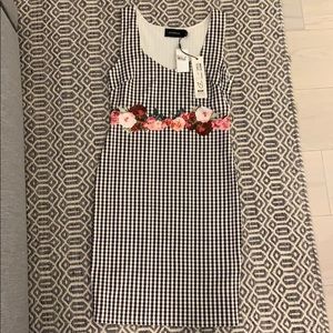 MINKPINK checkered dress - small - NEW with TAGS!